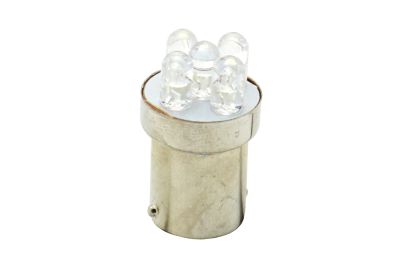 Лампа 12 В BA15S (T15), 5 светодиодов LED, 21W, белая (артикул 59930)