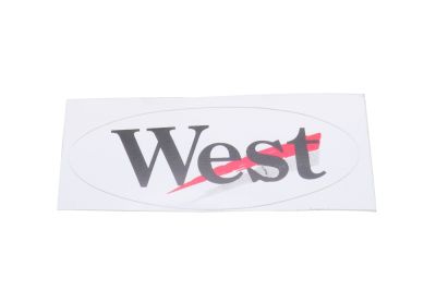 наклейка "west" (9x17)