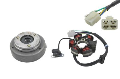 зажигание в сборе с маховиком 1p47fmd,1p47fme,1p52fmh (70,90,110cc с реверсом)