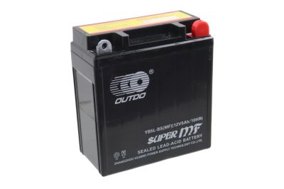 Аккумулятор 12В 5Ач OUTDO (119*60*129мм) YB5L-BS(MF) (аналог CT1205.1) (кислотный, герметичный) (обр.полярн.) (артикул 53527)