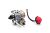 Карбюратор с подкачкой 177F в сборе с бензокраном (артикул 32298)