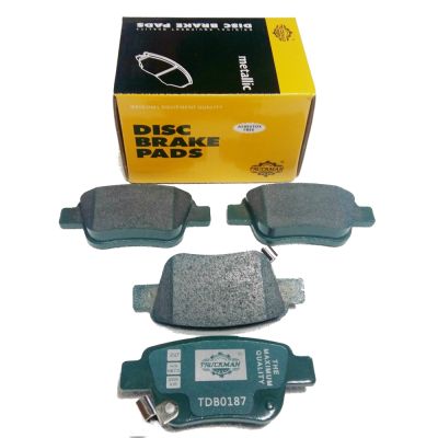 Колодки торм.зад.диск. (TDB0187) Avensis T25 1.6-2. 03-08, Corolla Verso 1.6-2.2D 04>, Corolla E15 (артикул 34591)