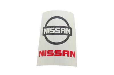 наклейка логотипа "nissan" (12х12)