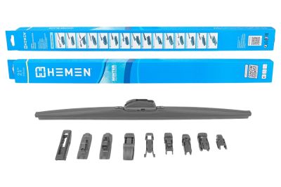 Щётка стеклоочистителя зимняя HEMEN 530 мм + 10 адаптеров (HW530UU) (артикул 73932)