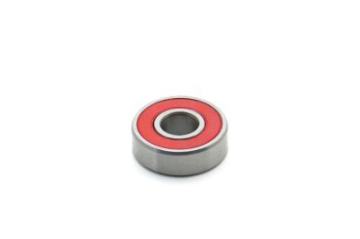 подшипник колеса на самокат, abec-9 (высокое кач-во, пластиковый пыльник красного цвета)