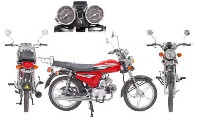 мопед kt50 alpha classic (тюнинг) красный