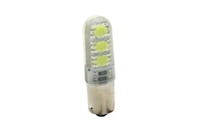 Лампа 12 В BA9S (T8), 6 светодиодов SMD-HP Crystal White (артикул 59935)