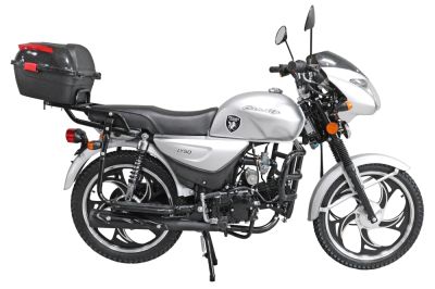 мопед kt50 alpha "пегас" люкс (тюнинг) серебро