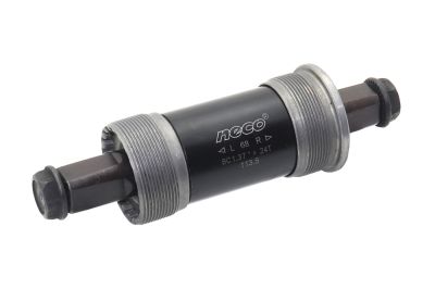 каретка neco b910 под квадрат, bsa 1.37”x 24t, 68/113,5 мм (стальные чашки, стальной корпус)