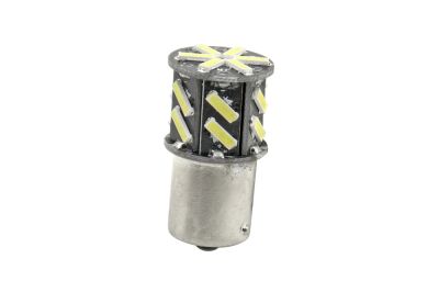 Лампа 12 В BA15S (1156), 18 светодиодов SMD, белая (артикул 54069)