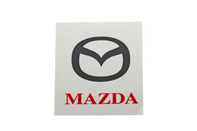 наклейка логотипа "mazda" (12х12)
