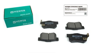Колодки торм. зад. диск. Honda Civic VIII 06-, CR-V 01- (HBP101) (артикул 11417)