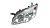 Фара передняя левая для BYD F3, F3R (10224943-00) (артикул 04606)