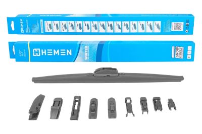 Щётка стеклоочистителя зимняя HEMEN 480 мм + 10 адаптеров (HW480UU) (артикул 73930)