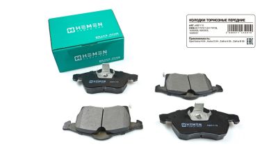 Колодки торм. перед. Opel Astra H 04-, Astra G 98-, Zafira A 05-, Zafira B 05- (HBP115) (артикул 11432)