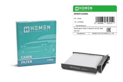 Фильтр салона Renault Logan 04-, Duster 10-, Sandero 08-, Clio III 05-, Nissan Micra, Note (HCF004) (артикул 66797)