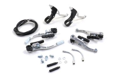 тормоз v-brake alum (набор передний+задний) с рычагами и тросами