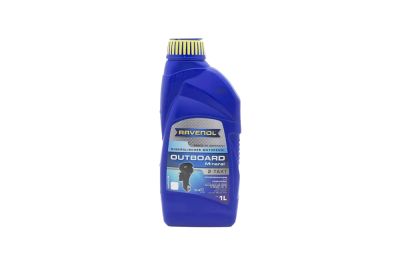 Масло 2T RAVENOL Outboardoel Mineral (минеральное) NMMA TC-W3(1литр)(1153200-001)(лодочный мот.) МАРКИРОВАННОЕ (артикул 14674)