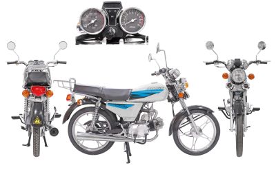 мопед kt50 alpha classic (тюнинг) серебро