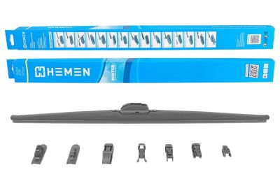 Щётка стеклоочистителя зимняя HEMEN 700 мм + 8 адаптеров (HW700UU) (артикул 73926)
