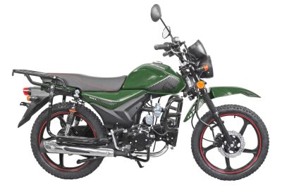 мопед alpha andes offroad (тюнинг) зеленый матовый