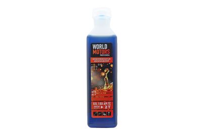 Масло 2T World Motors API TC (полусинтетическое) 0,1л (артикул 82047)
