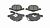 Колодки тормозные передние BRILLIANCE M1, M2 (SHZ3501001) (артикул 54964)