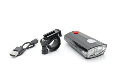 Фара вело передняя, SB-265, встроенный аккумулятор + USB зарядка (2LED) (артикул 79888)