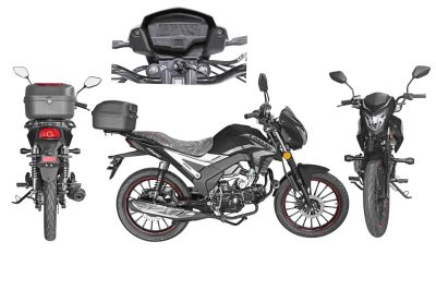 Мопед Alpha SA Max LUX CITY (Форсир.) ЧЕРНЫЙ (артикул 77586)