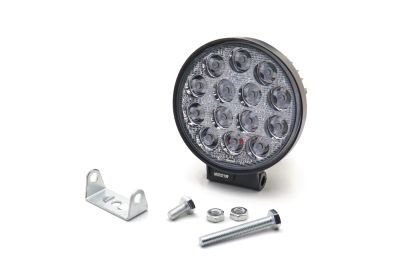 Фара светодиодная 42W 14 диодов SMD, 55мм круг. мет. корпус, ближний свет (Flood) (артикул 68426)