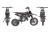 Питбайк RIZEE   50 12/10 V2T (артикул 79264)