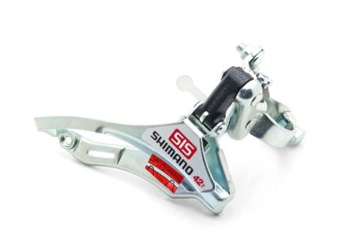 переключатель передний "shimano" ty10, нижняя тяга, 28,6мм, 42т