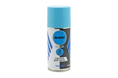 смазка цепи "kms" (баллон 170мл) с тефлоном для сухой погоды