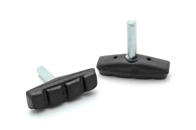 Колодки тормозные вело V-brake безрезьбовые L=50мм (пара) (артикул 61859)
