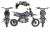 Питбайк RIZEE SSR110 BASIC 12/10 (артикул 72412)