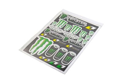 наклейки: monster energy,one industries (30x45)