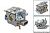 Карбюратор Partner 340S/350S/360S (010259) (артикул 22389)