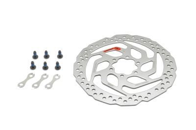 Диск тормозной вело 160 мм 6 отв. Shimano RT26, для пластиковых колодок (ESMRT26S) (артикул 68407)