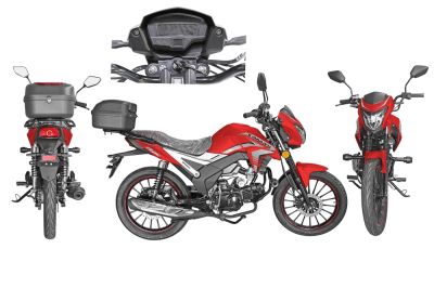 Мопед Alpha SA Max LUX CITY (Форсир.) КРАСНЫЙ (артикул 77588)
