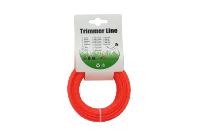 Леска триммерная (2,4*15м) TRIMMER LINE с картонной этикеткой (квадрат витой) (артикул 28997)