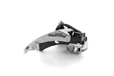 переключатель передний "shimano tourney" ty500, верхняя тяга, 28.6мм, 42t