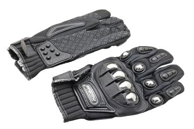 перчатки мото "mad bike" 10c black, l маркированные