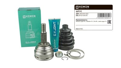 Шрус наружный HEMEN для Renault Logan 04-, Sandero 10-, Clio 05-, Lada Largus 12- (HCVJO022) (артикул 05898)