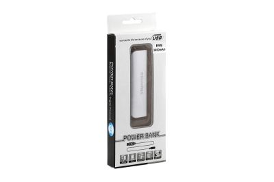 Внешний аккумулятор Е99 3600mAh (1 USB; 91х30х21мм; 60гр) (артикул 31451)