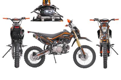 Питбайк RIZEE  125 14/12 K3 CLASSIC+ black/orange (артикул 81066)