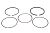 Кольца поршневые 177F (КОМПЛ-5шт) (артикул 21201)