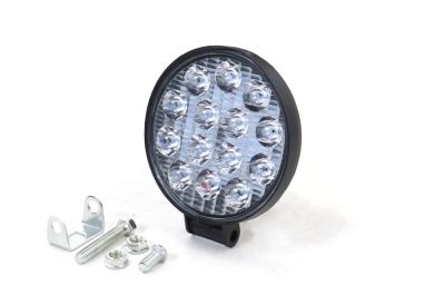 Фара светодиодная 42W 14 диодов SMD, 25мм круг. мет. корпус, ближний свет (Flood) (артикул 58417)