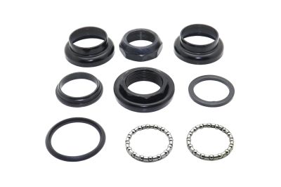 детали рулевой колонки резьбовая 1-1/8" (25,4/34/30 мм, общ.h=38,7 мм черн) fp-h803(компл)